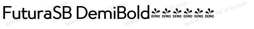 FuturaSB DemiBold字体转换